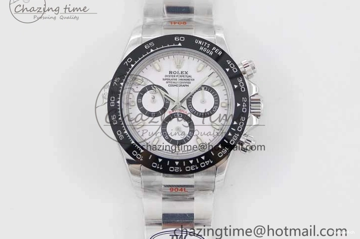 Edition Dial SS 116500 Daytona Best 904L Steel A7750 SS White Bracelet 1:1 TWF on 0108